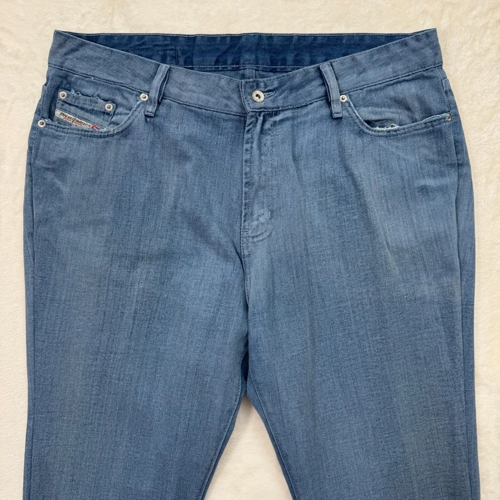 Diesel Jeans Mens 40 Blue Industry Denim Division Straight Leg Made in Italy